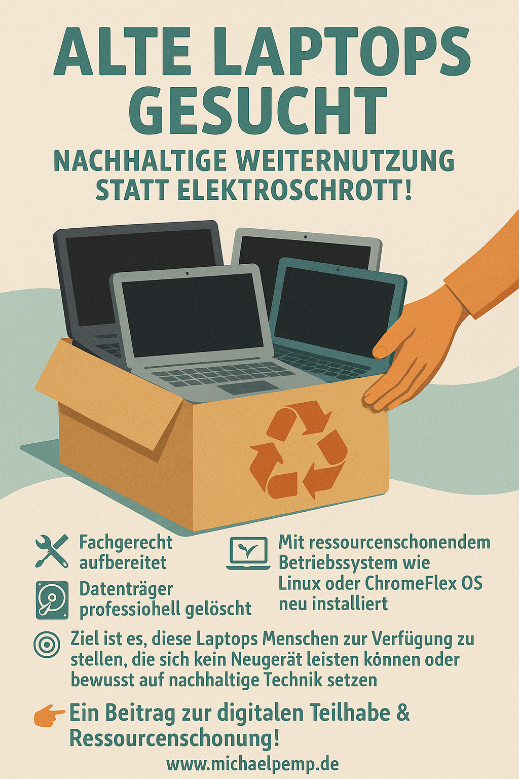 Bild alte Laptops